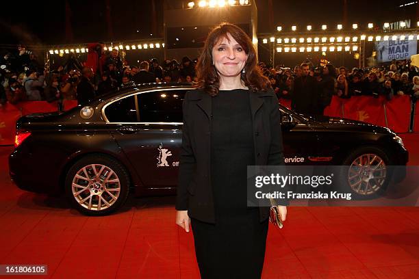 Susanne Bier attends the Closing Ceremony Red Carpet Arrivals - BMW At The 63rd Berlinale International Film Festival at Berlinale-Palast on February...