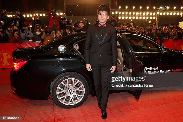 Mukhtar Anadassov attends the Closing Ceremony Red Carpet Arrivals - BMW At The 63rd Berlinale International Film Festival at Berlinale-Palast on...
