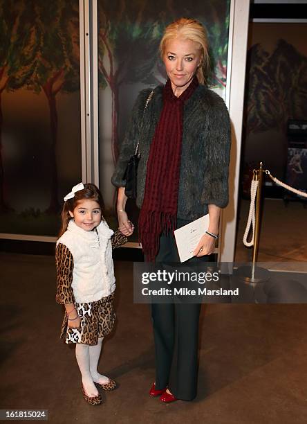 Tamara Beckwith attends the Issa London show during London Fashion Week Fall/Winter 2013/14 at Somerset House on February 16, 2013 in London, England.