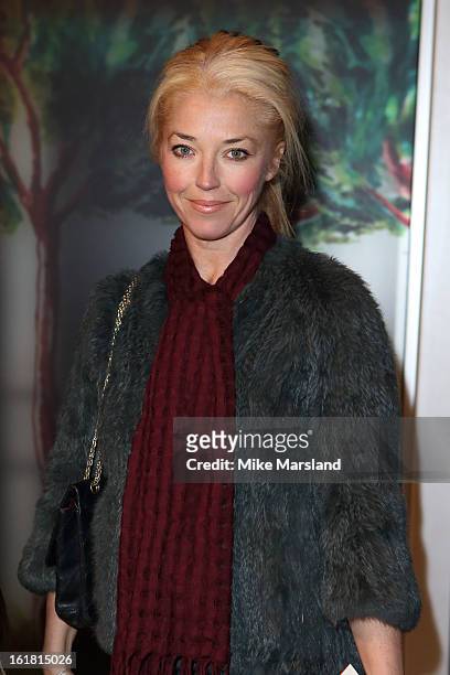 Tamara Beckwith attends the Issa London show during London Fashion Week Fall/Winter 2013/14 at Somerset House on February 16, 2013 in London, England.