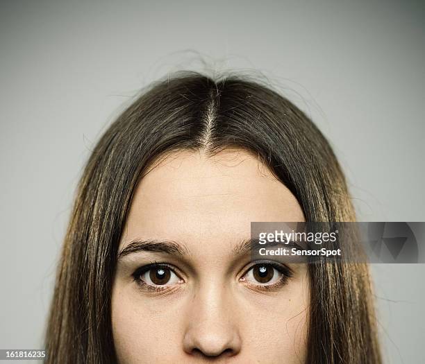 real young woman - girl mugshots stock pictures, royalty-free photos & images