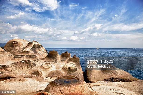 yehliu geological park in keelung, taiwan - republic of china - keelung stock pictures, royalty-free photos & images