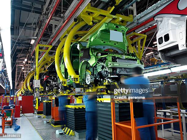 car factory - auto factory stock pictures, royalty-free photos & images