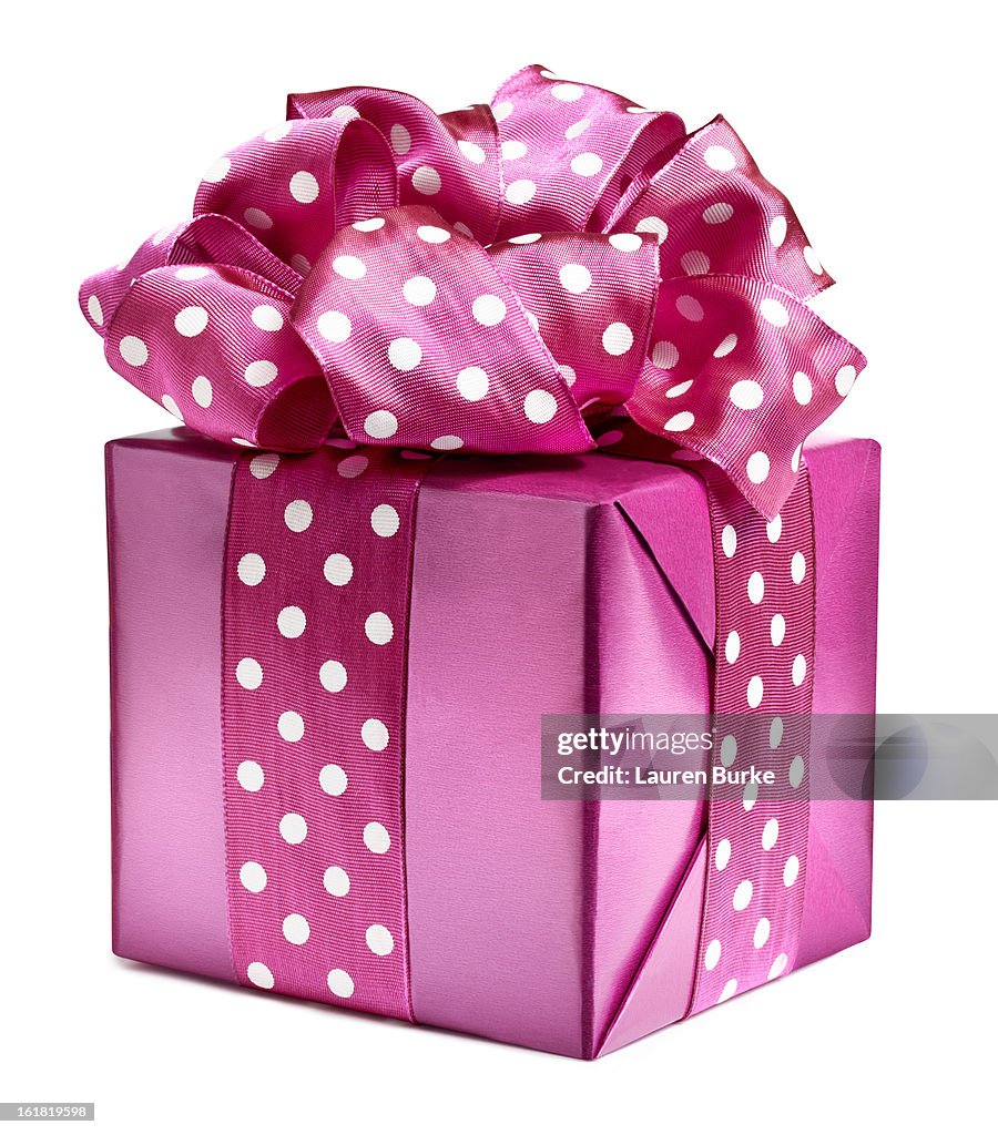 Pink Polka Dot Gift