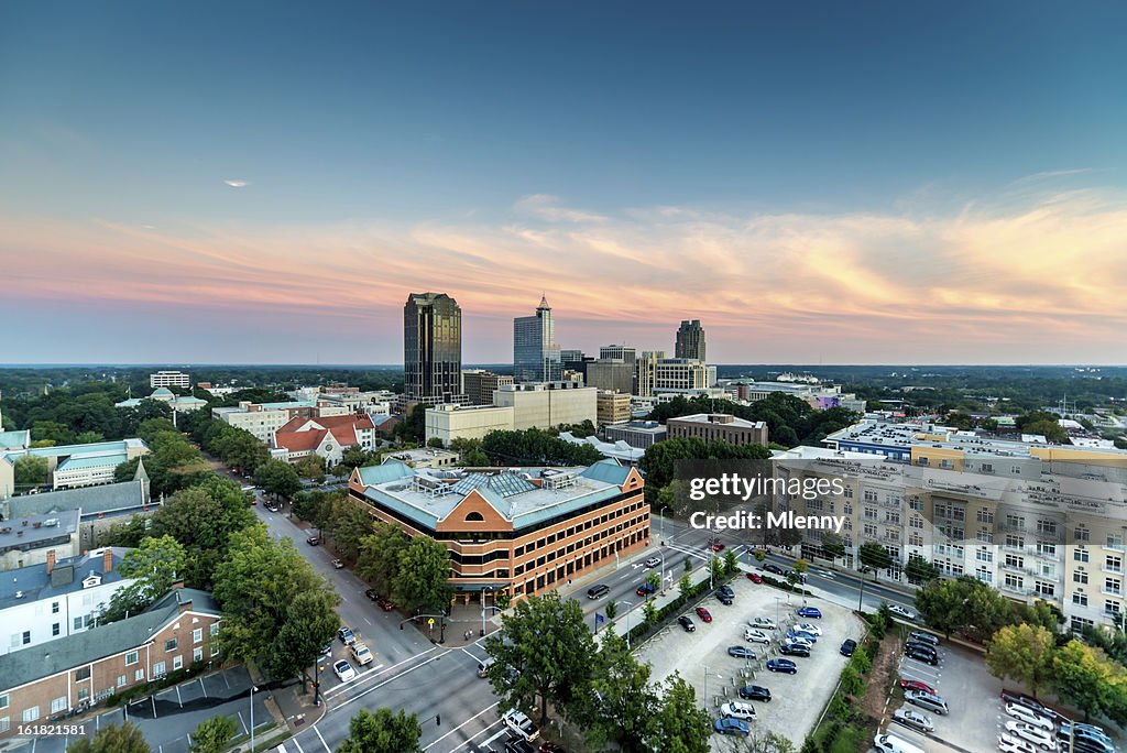 Downtown Raleigh Twilight, North Carolina