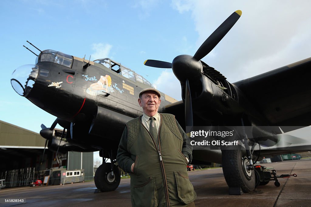 Engine Tests Are Performed On Restored Lancaster Bomber 'Just Jane'