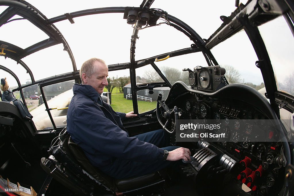 Engine Tests Are Performed On Restored Lancaster Bomber 'Just Jane'