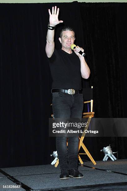 Actor James Marsters attends Creation Entertainment's Grand Slam Convention: The Star Trek And Sci-Fi Summit held at Burbank Marriott Convention...