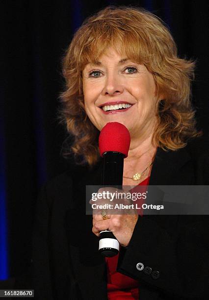 Actress Catherine Hicks attends Creation Entertainment's Grand Slam Convention: The Star Trek And Sci-Fi Summit held at Burbank Marriott Convention...