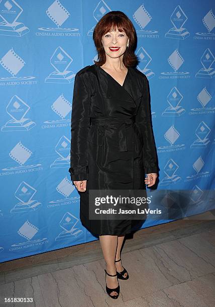 Actress Frances Fisher attends the 49th annual Cinema Audio Society Guild Awards at Millennium Biltmore Hotel on February 16, 2013 in Los Angeles,...