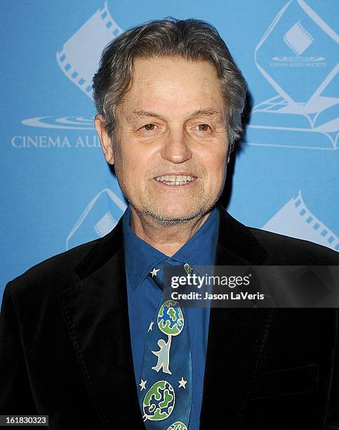 Director Jonathan Demme attends the 49th annual Cinema Audio Society Guild Awards at Millennium Biltmore Hotel on February 16, 2013 in Los Angeles,...