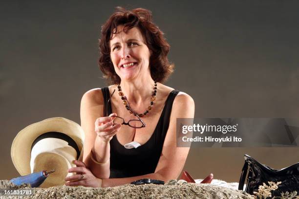 Samuel Beckett's "Happy Days," directed by Deborah Warner at Bam Harvey Theater on Monday night, January 7, 2008.Cast;Fiona Shaw as Winnie.