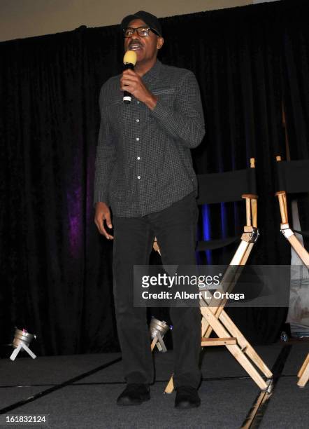 Actor Michael Dorn attends Creation Entertainment's Grand Slam Convention: The Star Trek And Sci-Fi Summit held at Burbank Marriott Convention Center...
