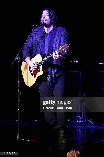 Musician Joshua Krajcik performs at the Date for the Cure To Benefit Susan G. Komen For The Cure on February 16, 2013 in Universal City, California.