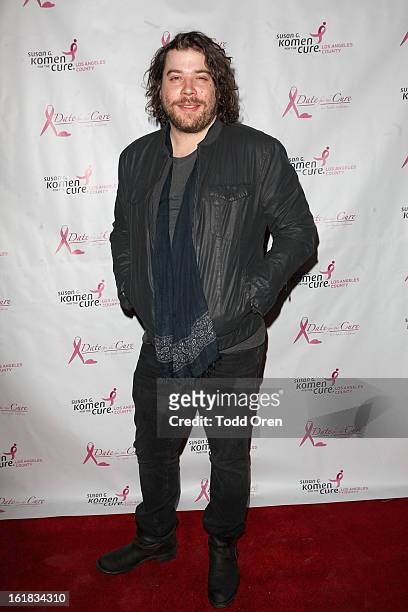 Musician Joshua Krajcik poses at the Date for the Cure To Benefit Susan G. Komen For The Cure on February 16, 2013 in Universal City, California.