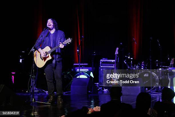 Musician Joshua Krajcik performs at the Date for the Cure To Benefit Susan G. Komen For The Cure on February 16, 2013 in Universal City, California.