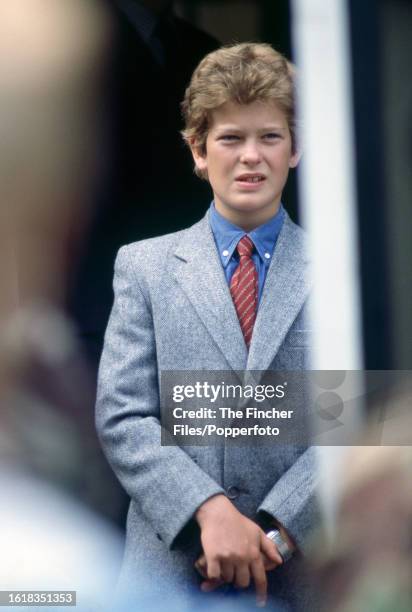 Lord Nicholas Windsor attending the Sandringham Show, circa September 1983.