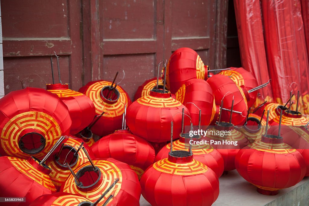 Chinese red lanterns