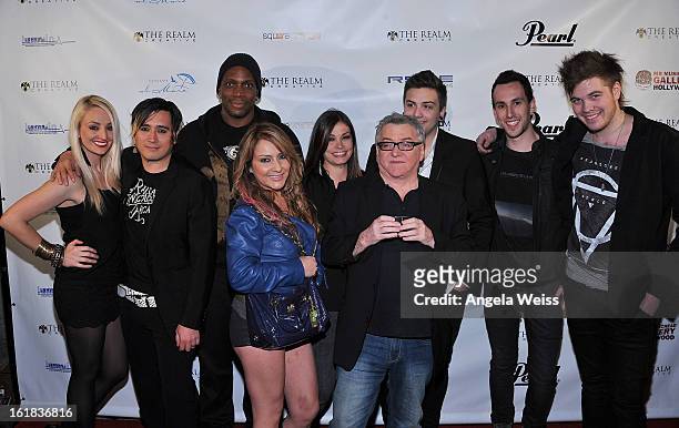 Creative director of The Realm Tanya Dahl, CEO of The Realm Johnny Royal, singer Derrick Green, editor of Rock n Roll Magazine Raquel Figlo, CEO of...