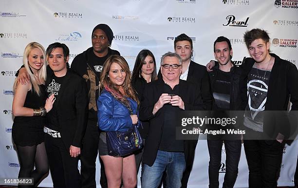 Creative director of The Realm Tanya Dahl, CEO of The Realm Johnny Royal, singer Derrick Green, editor of Rock n Roll Magazine Raquel Figlo, CEO of...