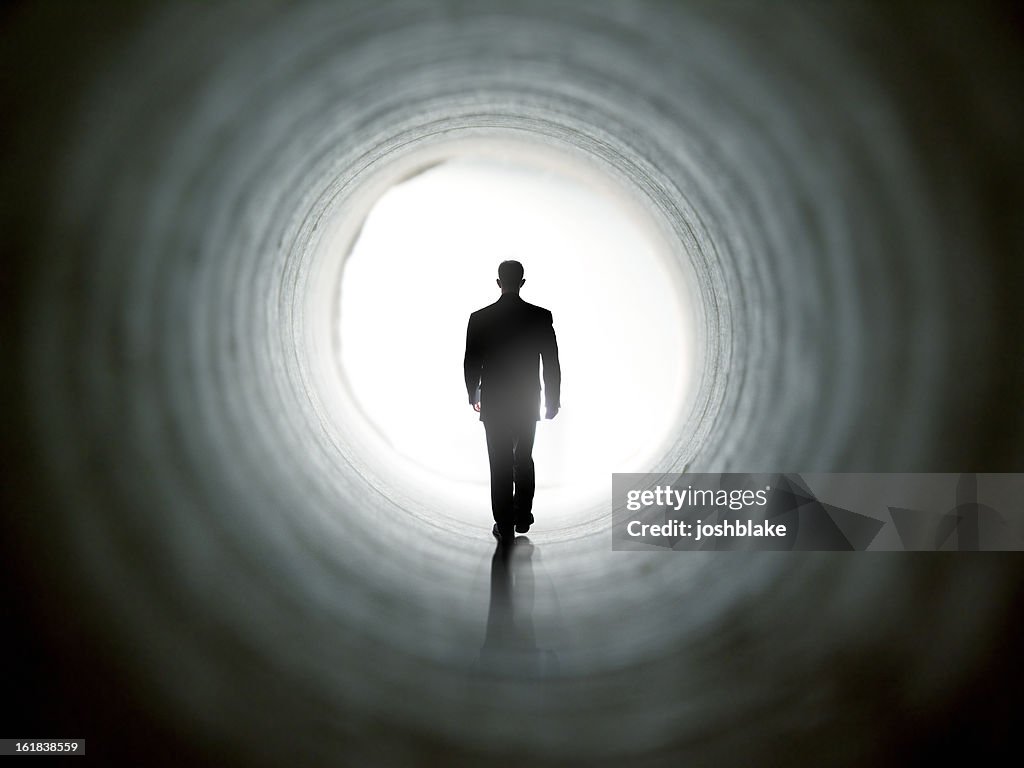 Gehen Sie in das Licht