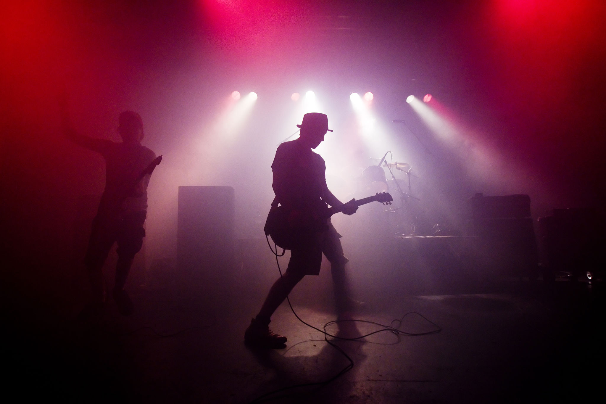 musicians on stage