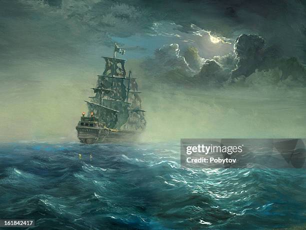 illustrations, cliparts, dessins animés et icônes de pirates - galleon