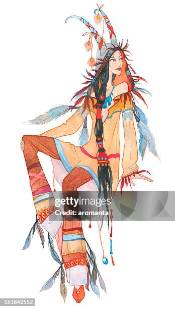 illustrazioni stock, clip art, cartoni animati e icone di tendenza di capricorno. segni zodiacali. - camoscio animale illustrazioni