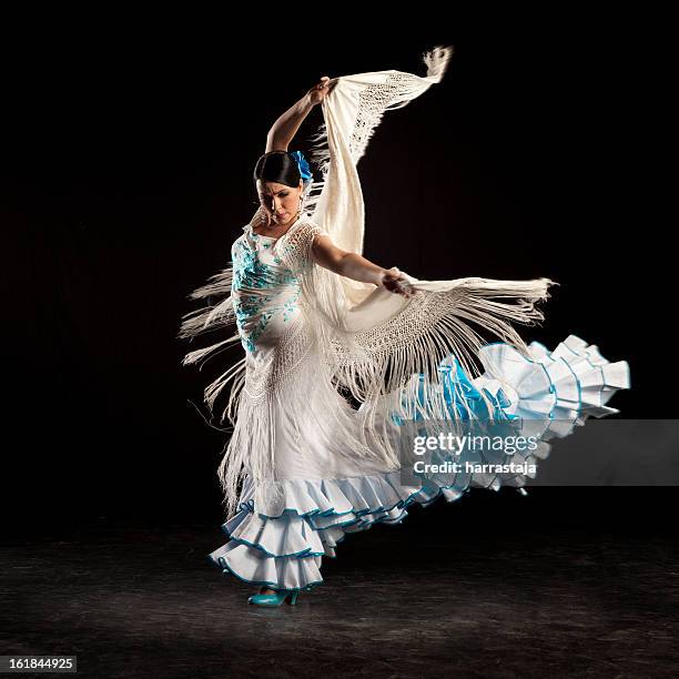 flamenco dancer - flamenco dancing stock pictures, royalty-free photos & images
