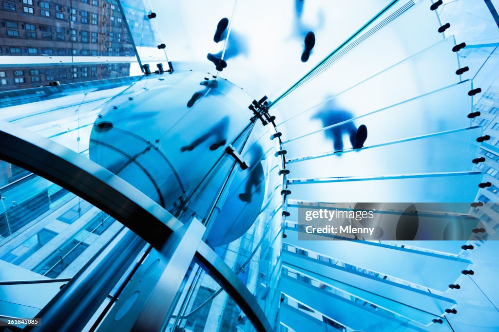 Footprints Staircase Modern Glass Architecture