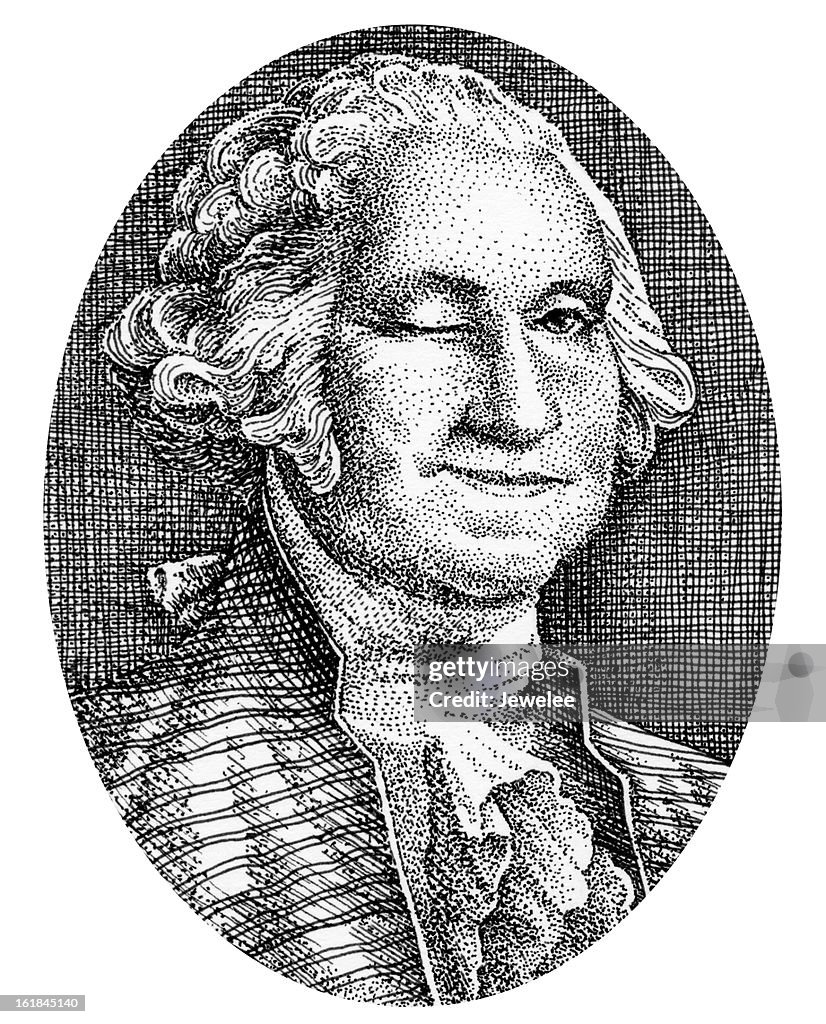 George Washington Smiles and Winks From His Picture On Money