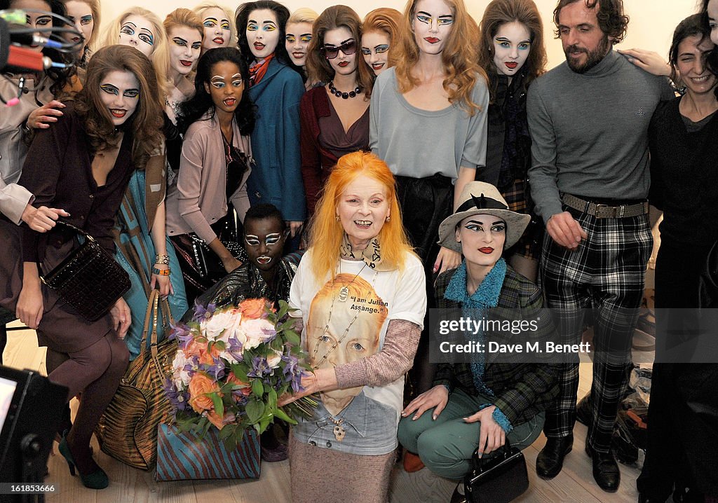 Vivienne Westwood Red Label - Front Row - LFW F/W 2013