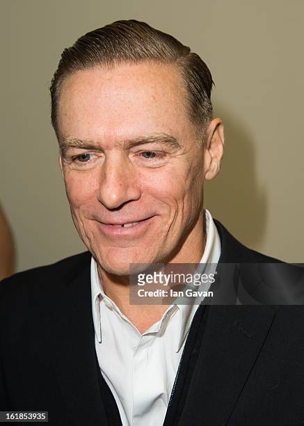 Bryan Adams attends the Vivienne Westwood Red Label show during London Fashion Week Fall/Winter 2013/14 at the Saatchi Gallery on February 17, 2013...