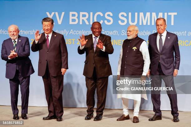 President of Brazil Luiz Inacio Lula da Silva, President of China Xi Jinping, South African President Cyril Ramaphosa, Prime Minister of India...