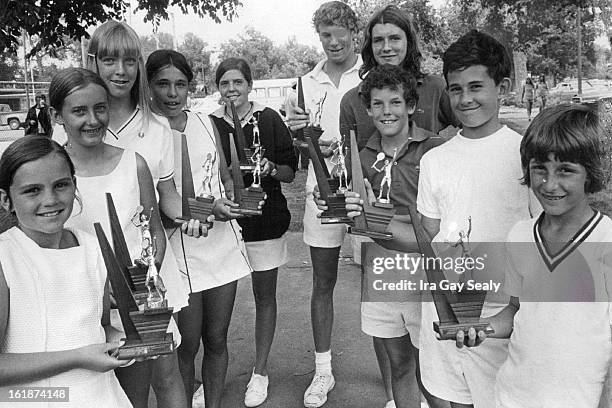 Everyone A Winner In Denver Post Tennis Championships; The 10 individual winners in 1972 Metropolitan Junior Tennis Championships completed Friday...