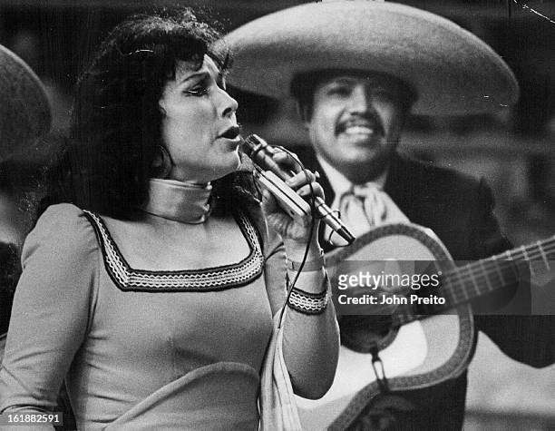Songs and Excitement at Mexican Rodeo in Denver; Latin American film star Antonio Aguilar brought his National Mexican Festival and Rodeo to Denver...
