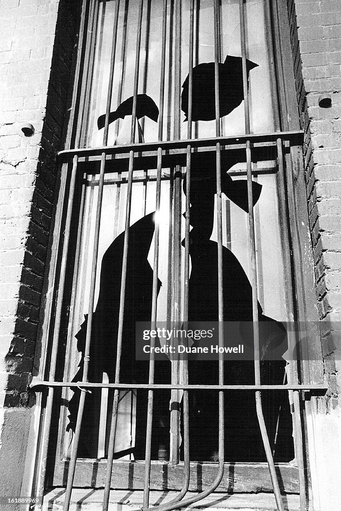 JAN 28 1972, JAN 31 1972; Old Denver Making Way For The New; Steel bars didn't protect the glass win