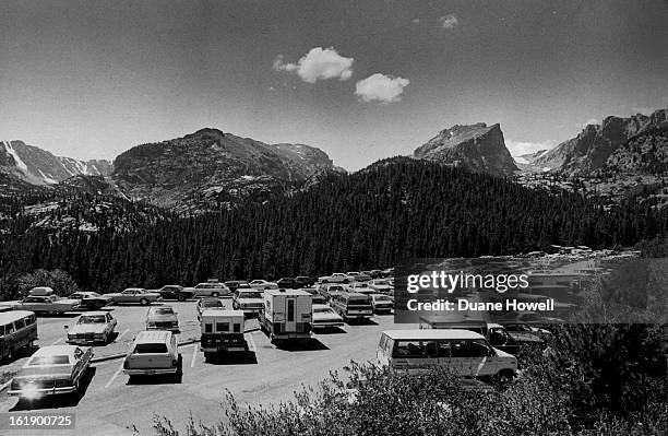 Vehicles Crowd Parking Lot At Popular Bear Lake During Summer Of 1980 At Rocky Mountain National Park; A Park Service spokesman in Denver said...