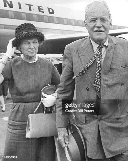 Allen Dulles & Wife Clover;