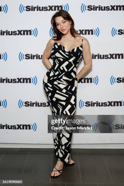 Emma Rose visits SiriusXM Studios on August 16, 2023 in New York City.