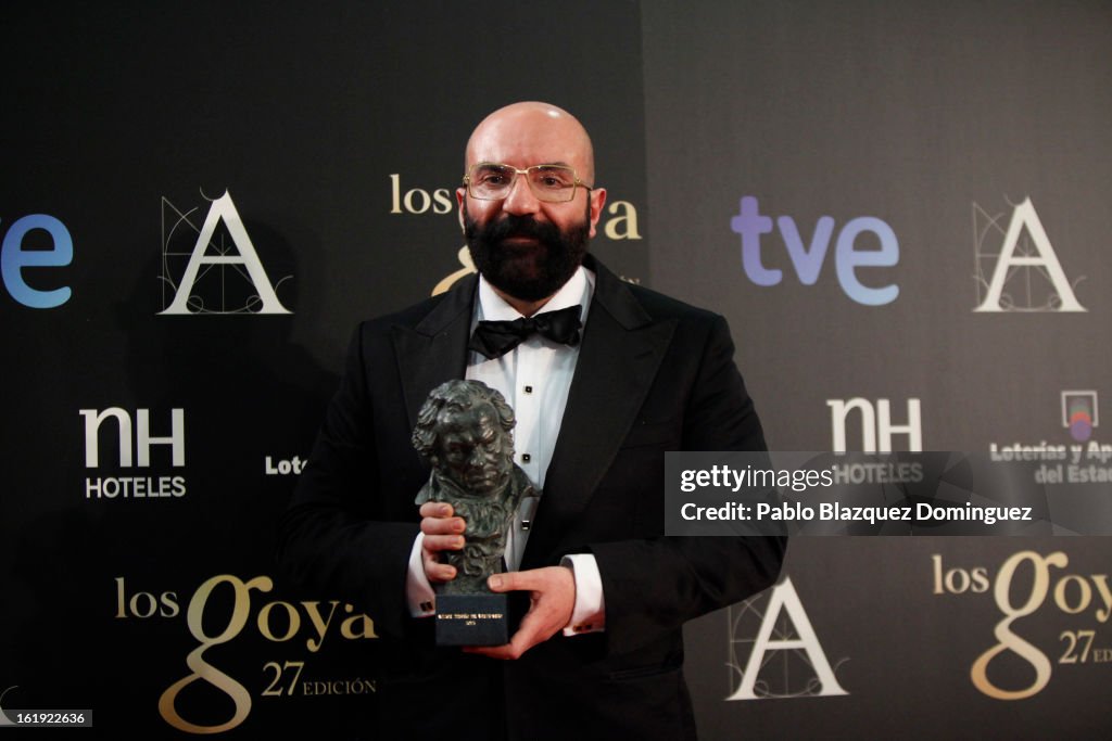 Goya Cinema Awards 2013 - Press Room