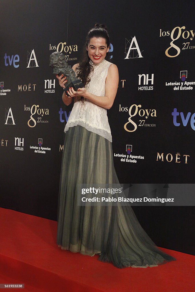 Goya Cinema Awards 2013 - Press Room