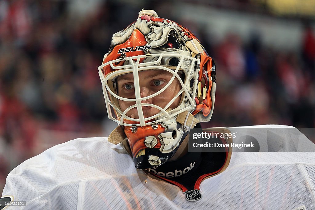 Anaheim Ducks v Detroit Red Wings