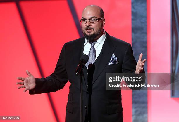 Producer Anthony Zuiker speaks onstage at the 3rd Annual Streamy Awards at Hollywood Palladium on February 17, 2013 in Hollywood, California.