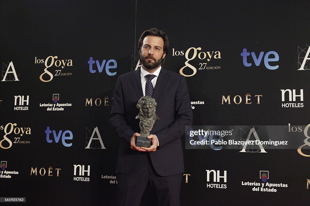 Goya Cinema Awards 2013 - Press Room