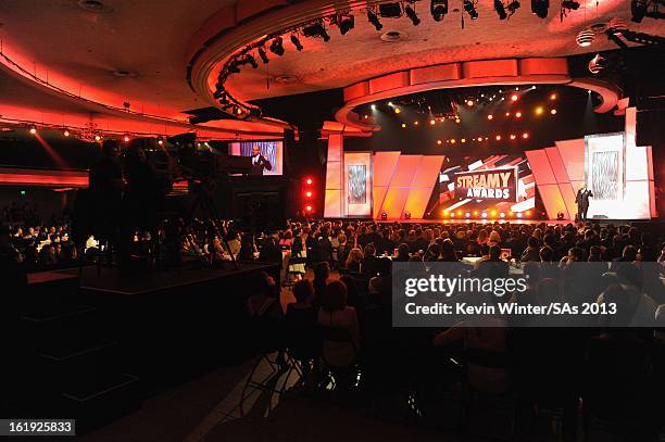 General view of the atmosphere during the 3rd Annual Streamy Awards at Hollywood Palladium on February 17, 2013 in Hollywood, California.