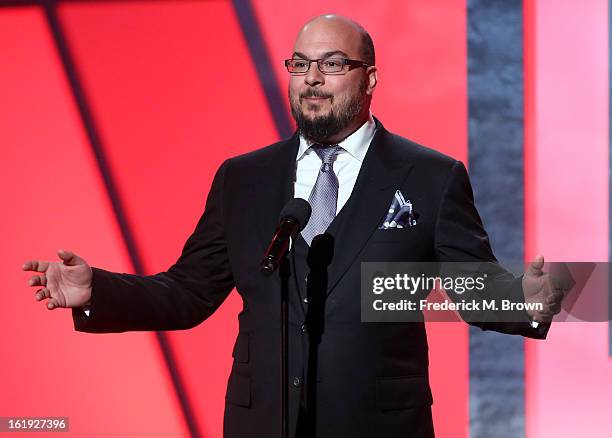 Producer Anthony Zuiker speaks onstage at the 3rd Annual Streamy Awards at Hollywood Palladium on February 17, 2013 in Hollywood, California.