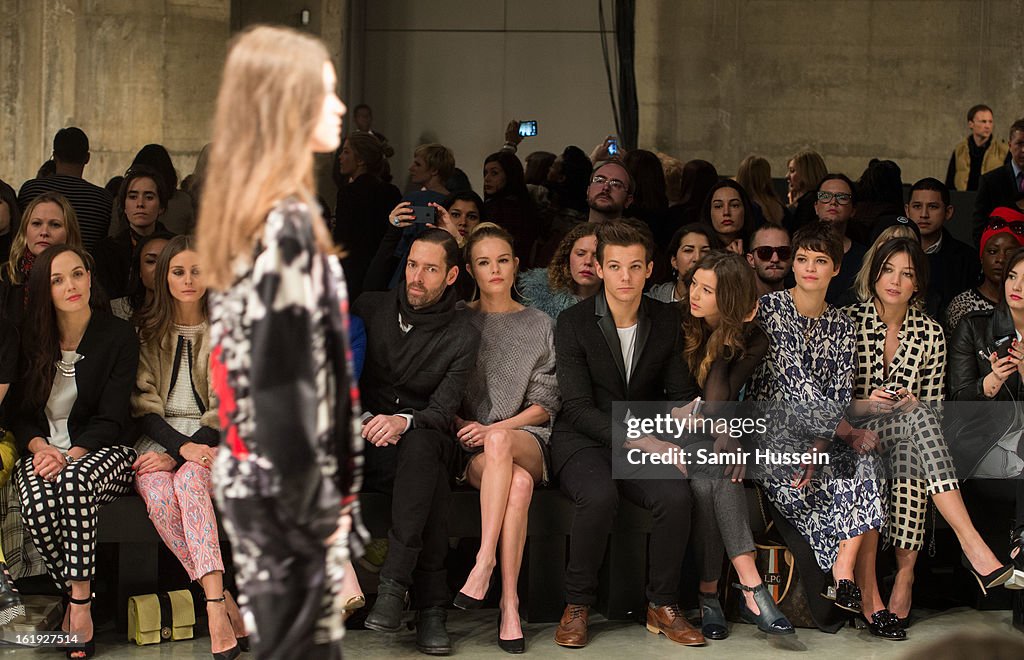 Unique - Front Row - LFW F/W 2013