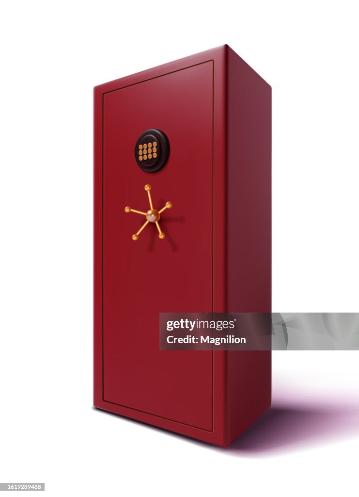 Red Safe Vector