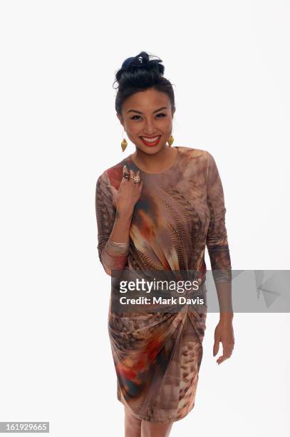 Personality Jeannie Mai poses for a portrait in the TV Guide Portrait Studio at the 3rd Annual Streamy Awards at Hollywood Palladium on February 17,...